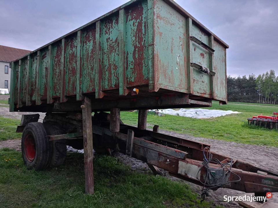 Przyczepa jednoosiowa 10 ton nieuszkodzony