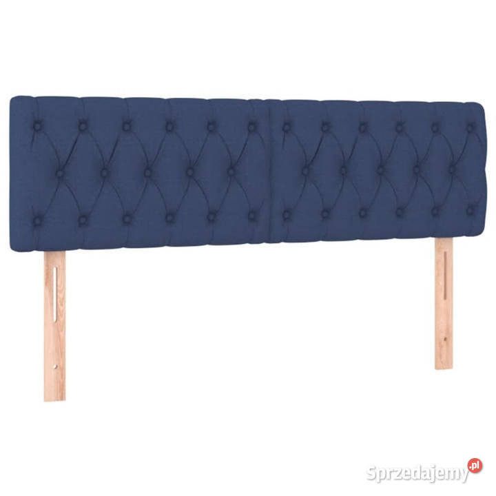 Zagłówek do łóżka z LED niebieski 144x7x7888 Warszawa