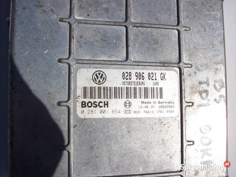 Passat B5 19 TDI Komputer sterownik silnika Mińsk Mazowiecki