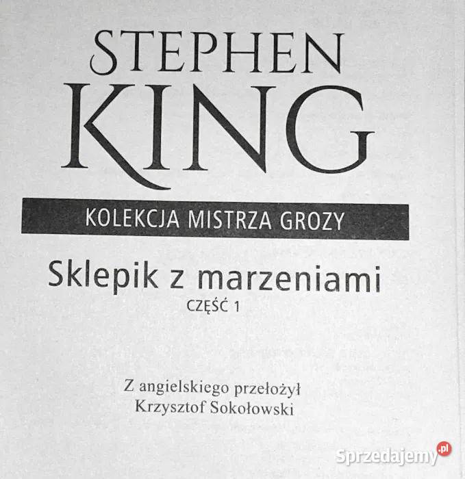 Sklepik z marzeniami King Stephen Chełm