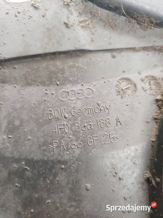 OSŁONA PÓŁOSI PRAWA AUDI A6 C6 4F0863188A 27 30 Przystajń