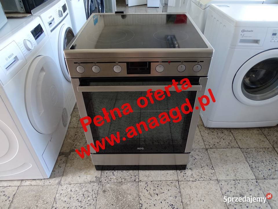 KUCHENKA elektryczna AEG inox szer60 Duży Wybór Kuchenki i piekarniki Miękowo sprzedam