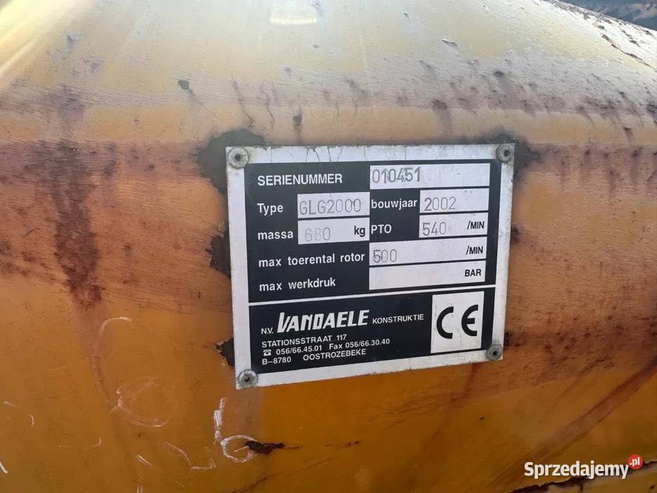 Rozsiewacz Rolniczy Vandaele Do Naprawy Podskarbice Szlacheckie