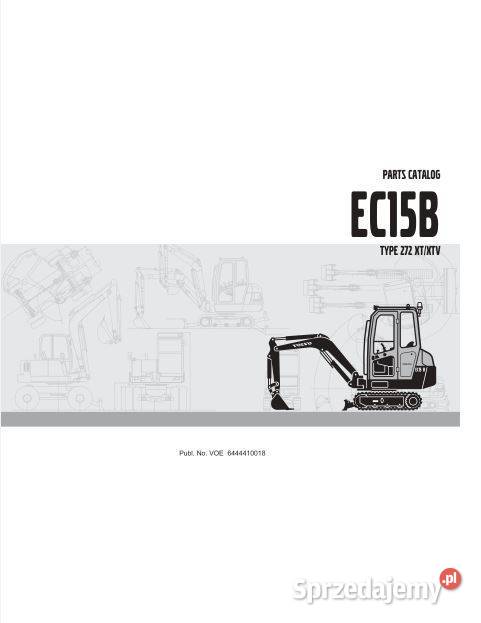 Volvo EC45 EC15B EC20B EC13 katalog częsci Książki i Podręczniki