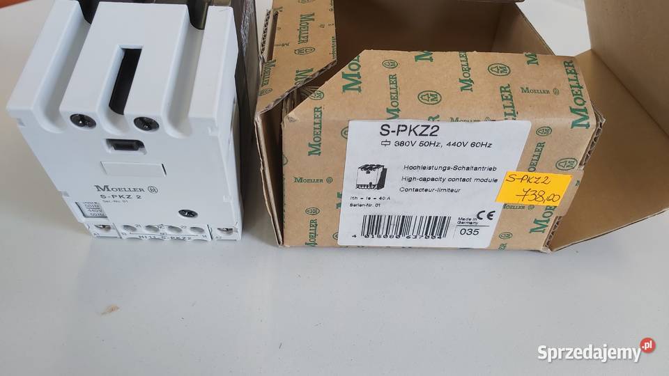 Stycznik SPKZ2 Moeller 40A Wyszków sprzedam