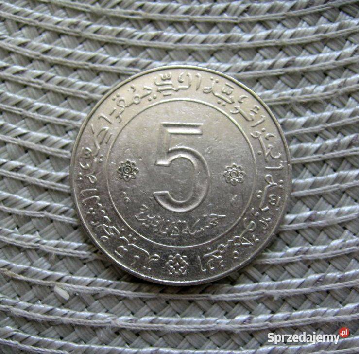 Algieria 5 Dinarów 1974r Rewolucja Algierska Kalisz sprzedam