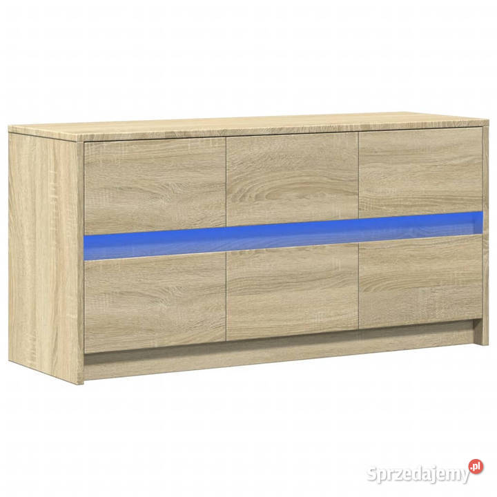 Szafka pod TV z LED dąb sonoma 100x34x50 Warszawa