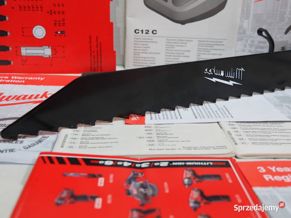 MILWAUKEE noz brzeszczot beton cegła ytong Baszkówka