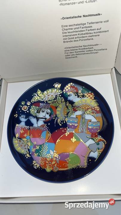 Talerz Seria Orientalna Muzyka Rosenthal Porcelana i szkło Gdańsk