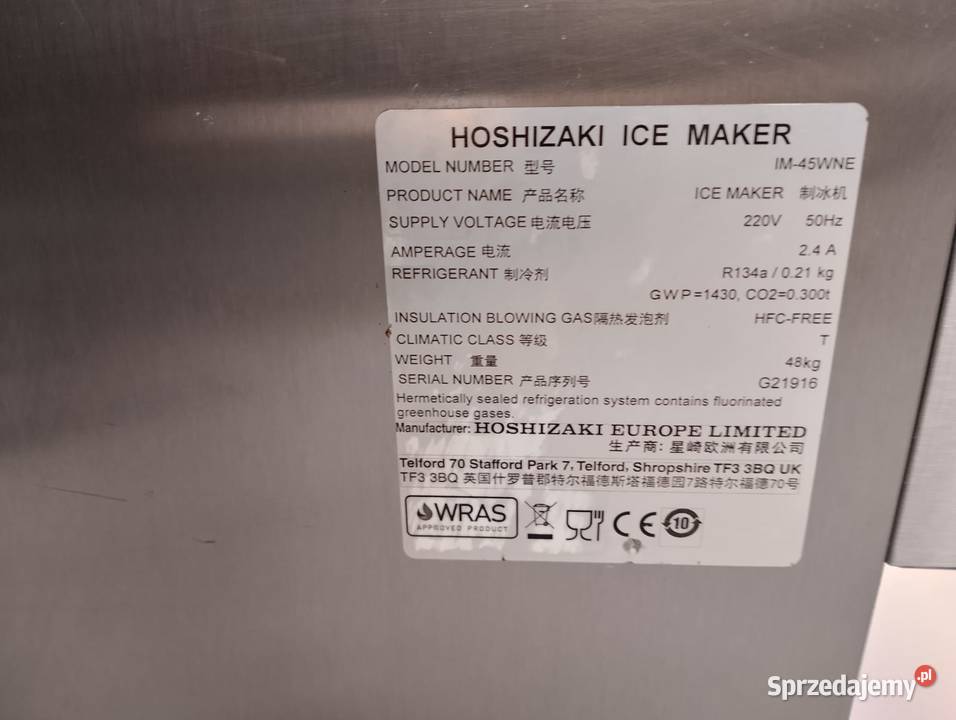 Kostkarka do lodu Hoshizaki IM45WNE Wrocław