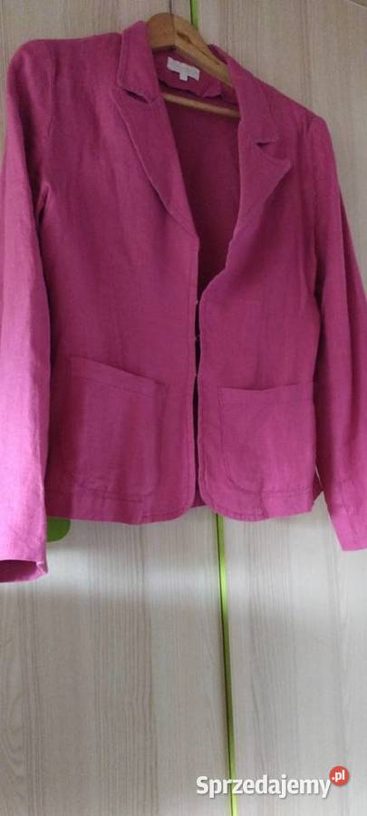 Żakiet damski w kolorze amarantowym Inny materiał lubelskie Lublin sprzedam