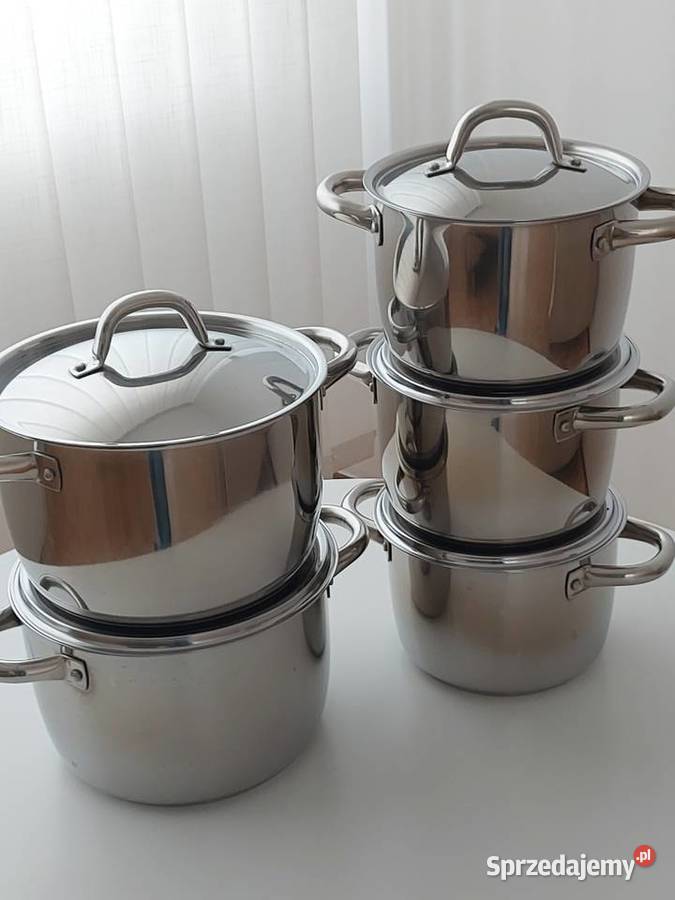 IKEA komplet garnków 2x5l i 3x25l z pokrywkami Warszawa