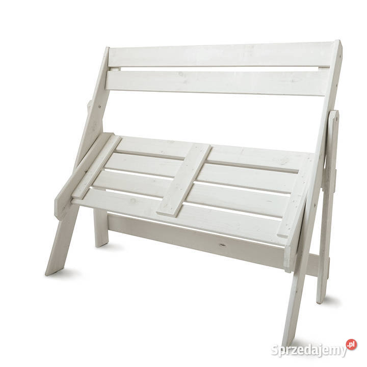 Ławka Ogrodowa Z Oparciem Drewniana Nowoczesna Elbląg