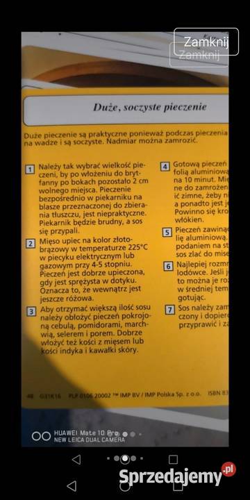 Karty z przepisami Moszczenica sprzedam