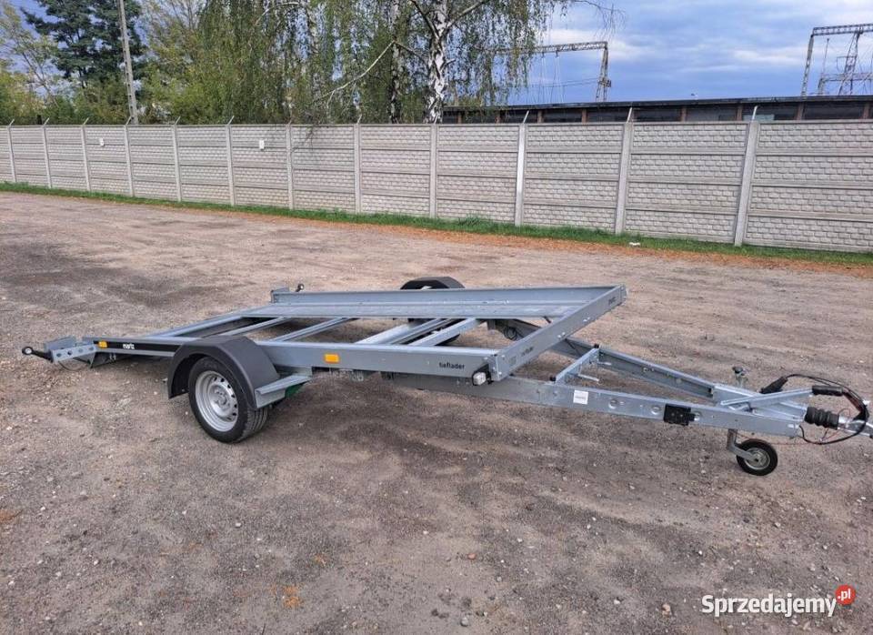 Wynajem lawety przyczepa DMC 1400 na katB bez wynajem pojazdu