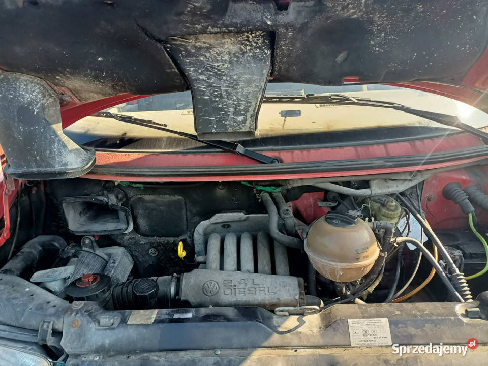 Volkswagen T4 Volkswagen Transporter T4 24D 92r czerwony Volkswagen małopolskie Tarnów