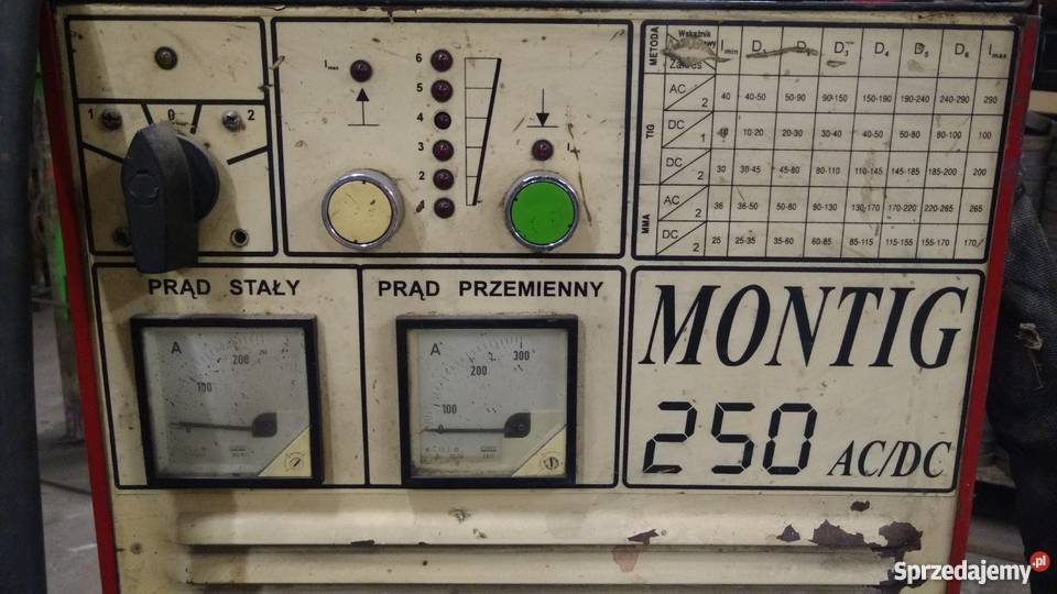 Spawarka OZAS MONTIG 250 ACDC TIG aluminium Gać