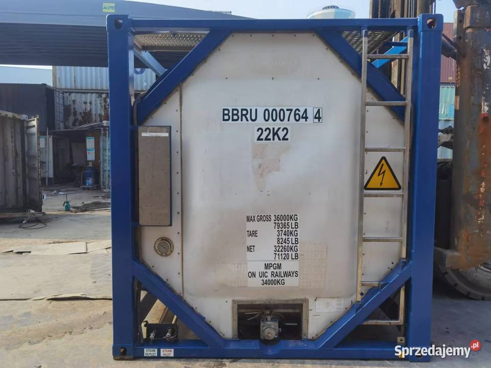 SUPER Kontener 20ft CIMC poj 24 000 litrów L4BN Warszawa sprzedam