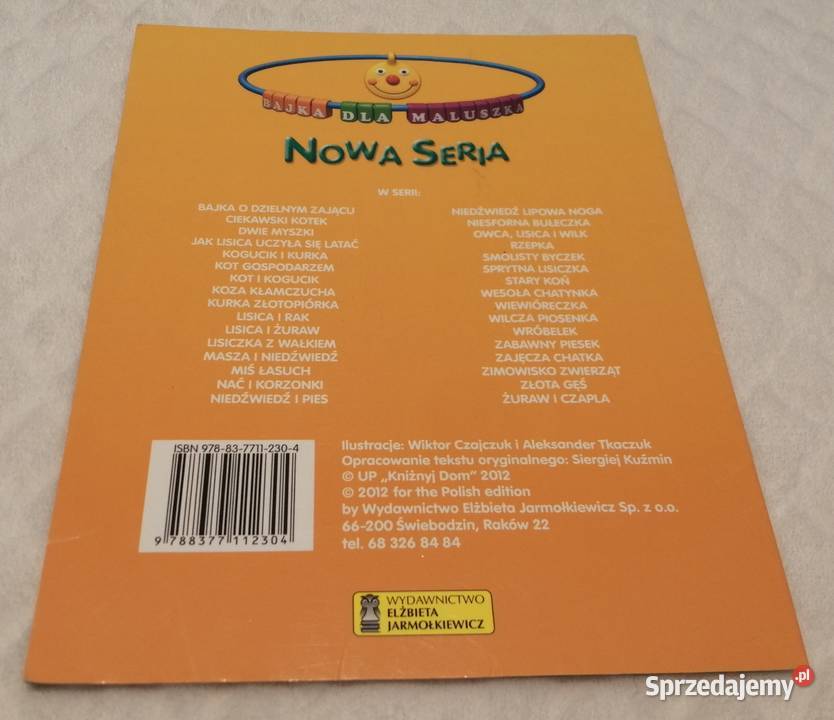 lisica uczyła się latać Bajka maluszka Książki dla dzieci Czeladź