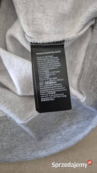 Szara bluza z kapturem Tommy Hilfiger Rozmiar L Łososina Dolna sprzedam