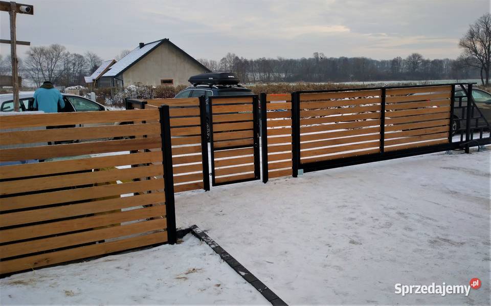 Drewniane ogrodzenia panelowe Trzebnica