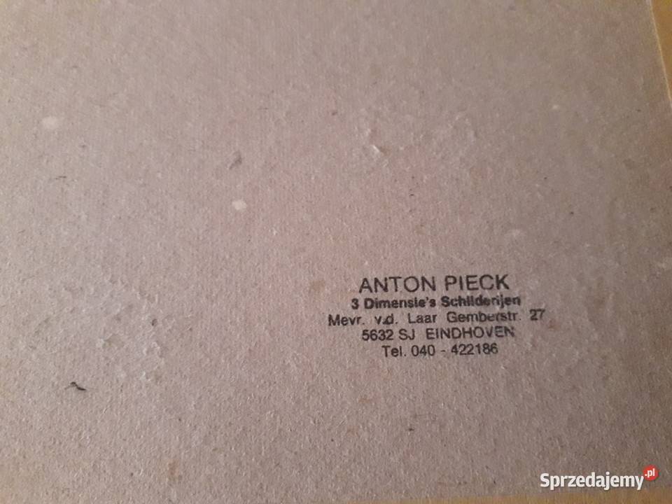 Obraz 3D Anton Pieck z sygnaturą Koło