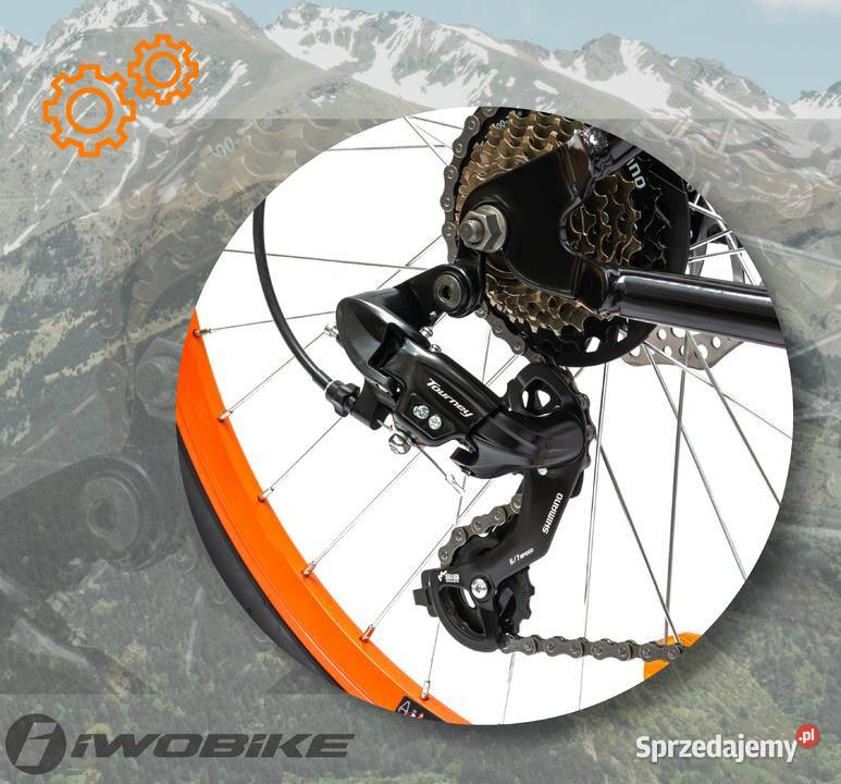 Rower Męski Damski Górski 26 MTB IWOBIKE Shimano Gorlice