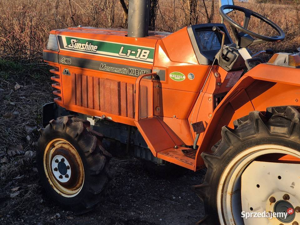 Traktorek traktor KUBOTA L118D 18 44 Napęd 4x4 Małuszyn sprzedam