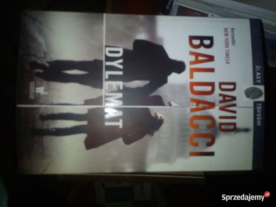 Dylemat David Baldacci miękka mazowieckie Warszawa