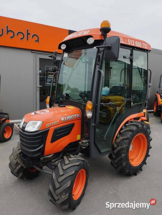 Ciągnik Kubota B1161 4x4 brutto Kabina ogrzewana Kubota Ciągniki Księżyno