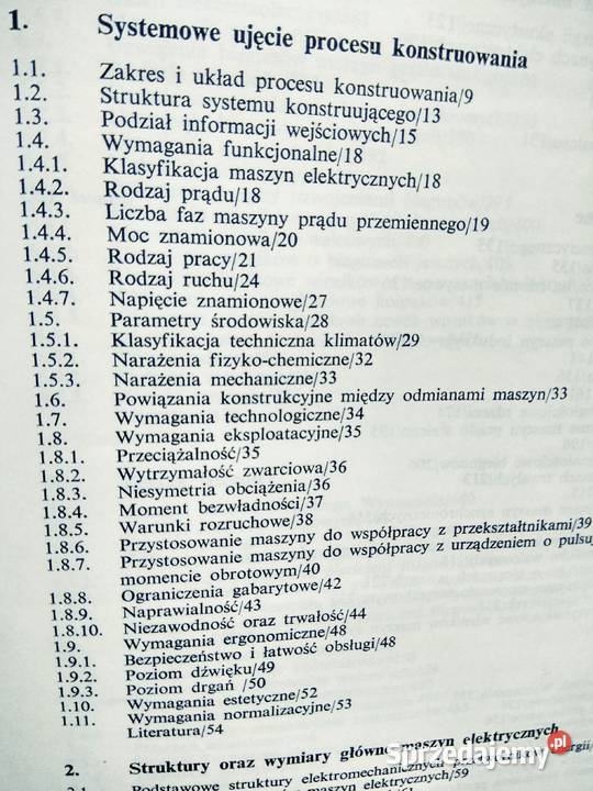 Konstrukcja maszyn elektrycznych książki Warszawa