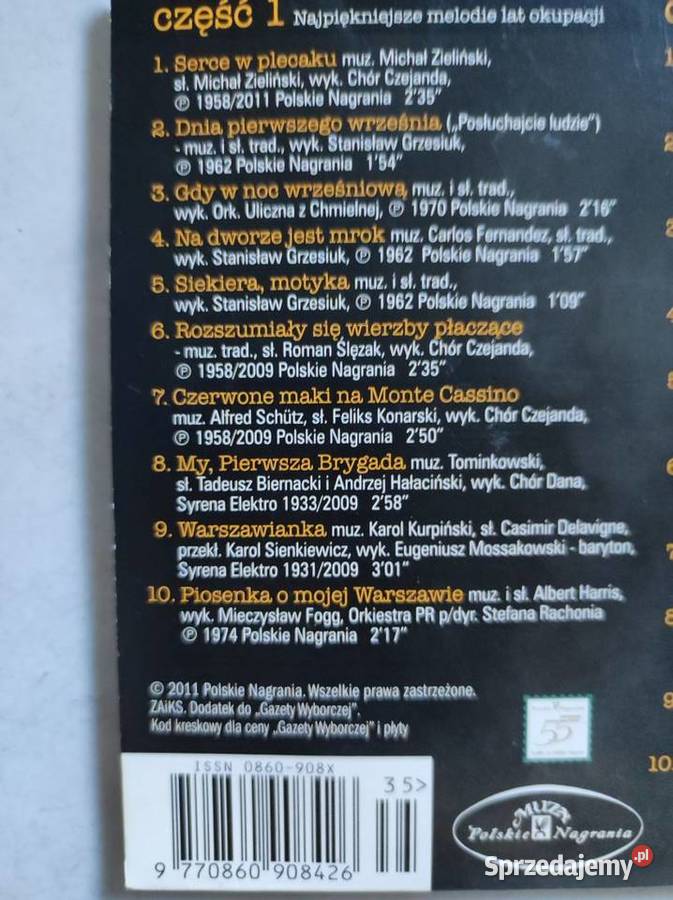 2 cd Zakazane piosenki najpiękniejsze melodie świętokrzyskie Kielce
