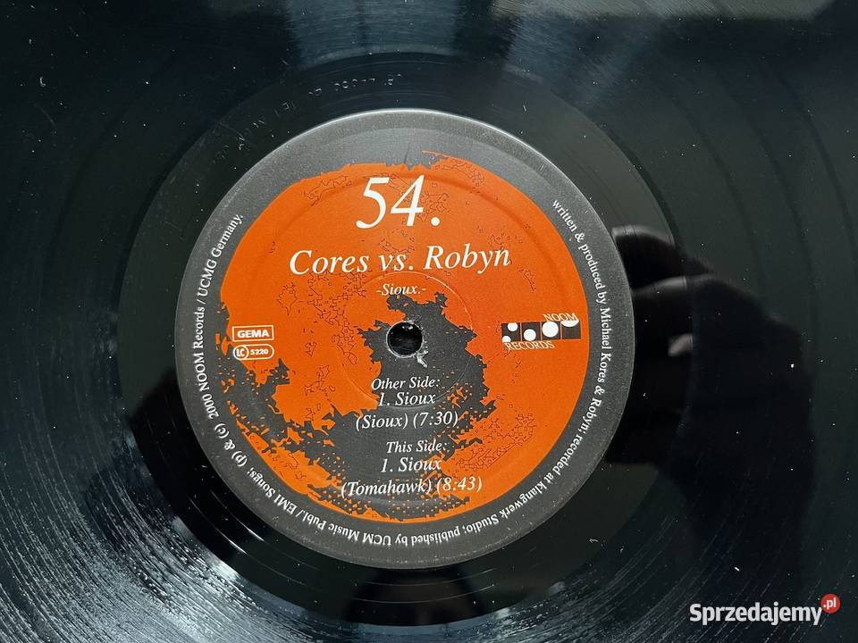 Cores vs Robyn Sioux techno trance płyta winylowa Błażejowice