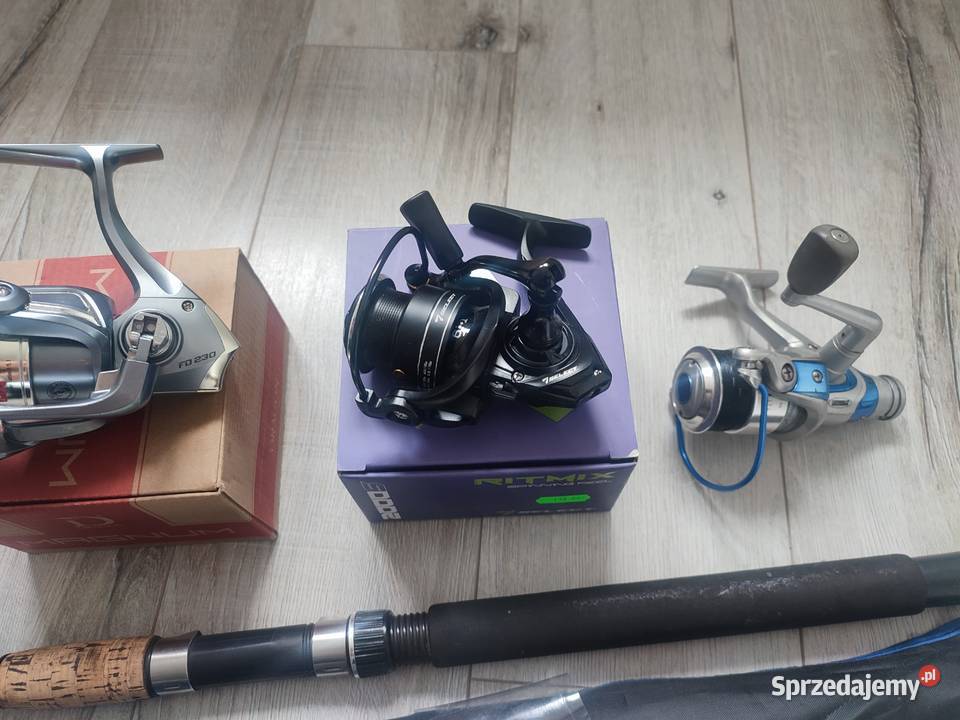 Wędka kołowrotek akcesoria wędkarskie nowe śląskie Katowice sprzedam