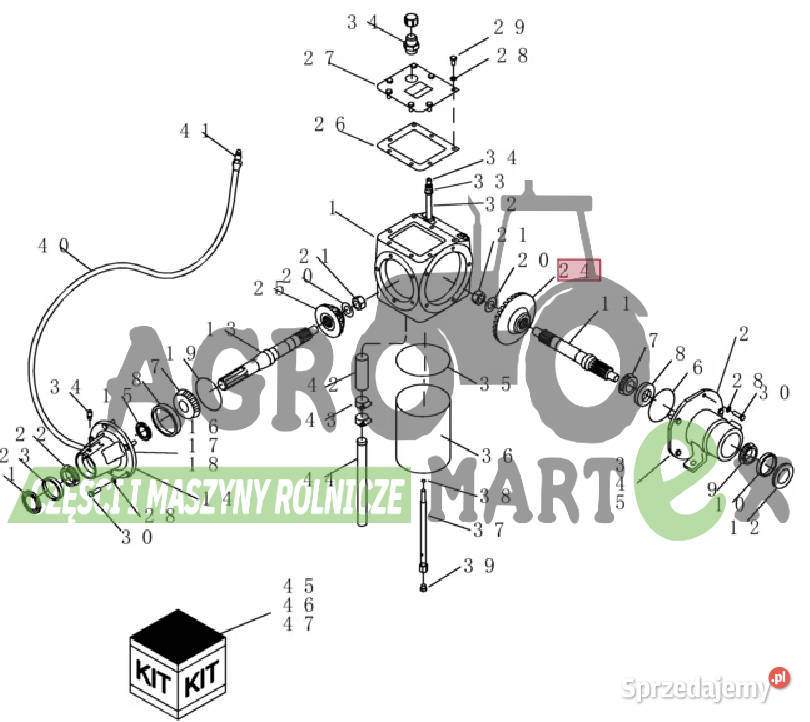 1315599C1 KOŁO ZĘBATE Z31 CNH dolnośląskie