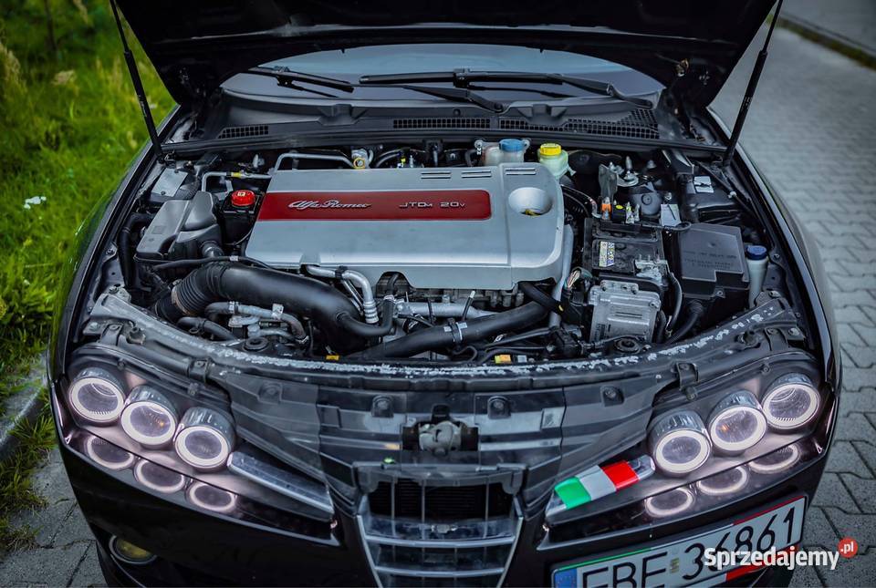 Alfa Romeo 159 24JTDm Sportwagon 210 Zadbana czarny Bełchatów sprzedam