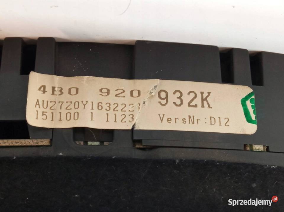 LICZNIK 4B0920932K 19 TDI Audi A6 II 19972004 C5