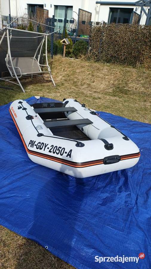 Ponton Kolibri 300 silnik osprzęt sonar uchwyty Gdynia