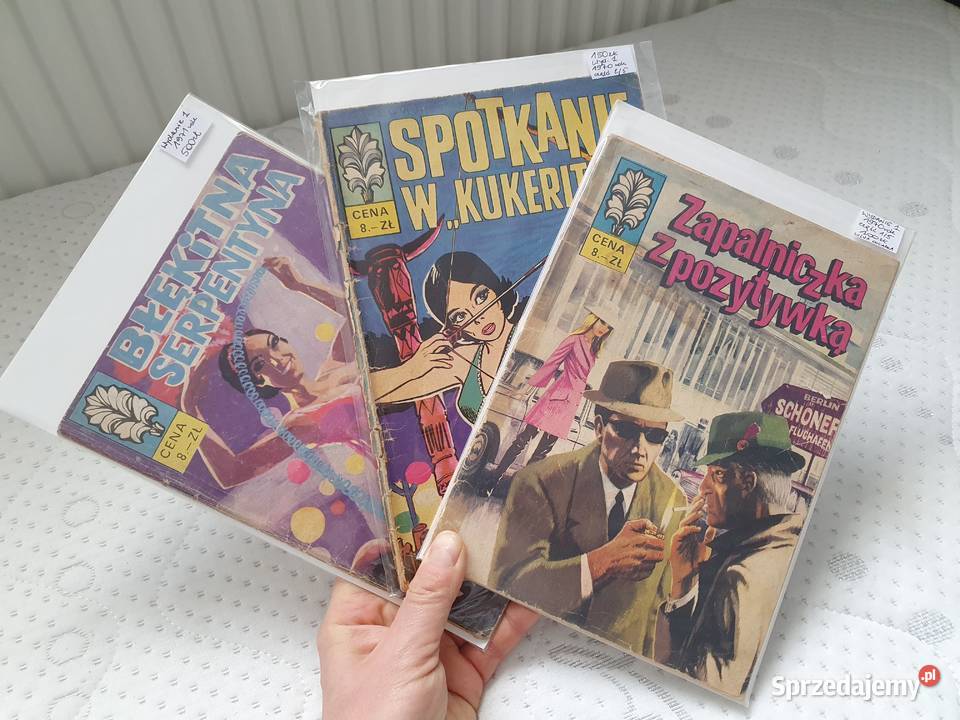 Kapitan Żbik zestaw 3 komiksów wydanie 1 lata