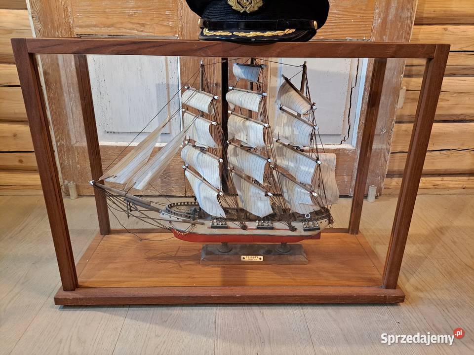 Model żaglowca w gablocie Warszawa sprzedam