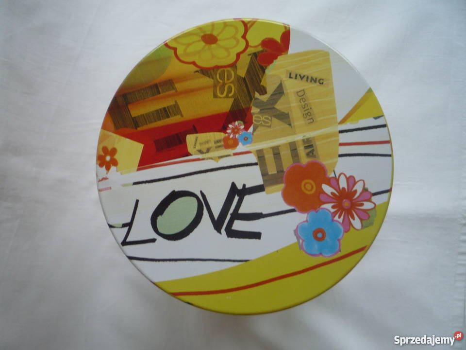 Duża puszka metalowa Design LOVE Unikat Nowa Szczecin