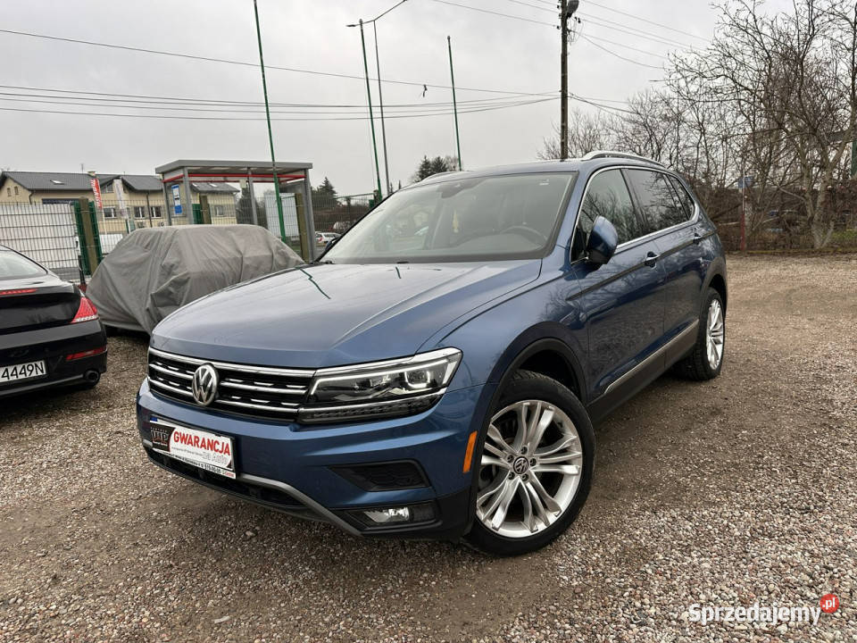 Volkswagen Tiguan Allspace Automat7 asystent pasa ruchu mazowieckie