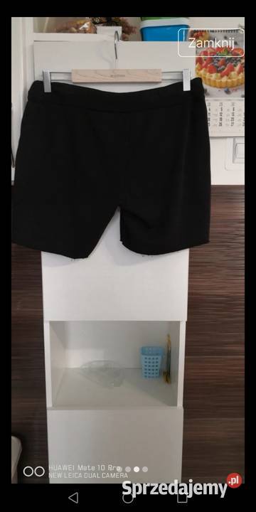 Spodenki czarne damskie Krótkie Spodnie Moszczenica
