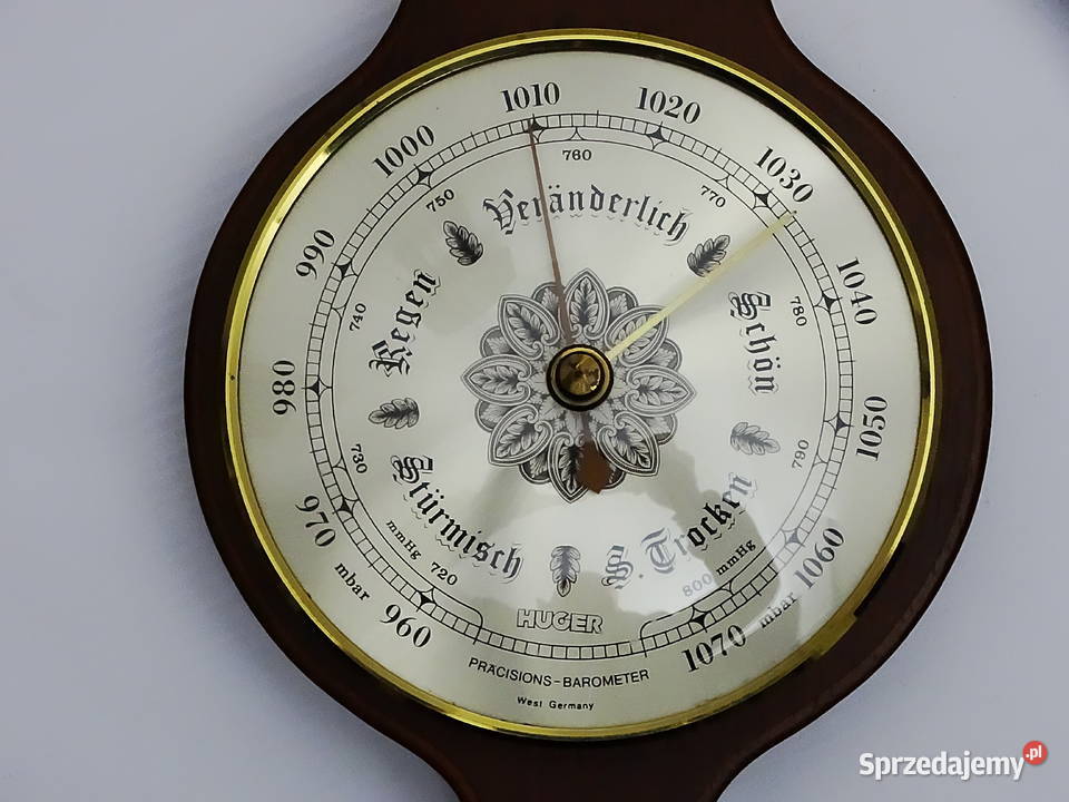 Analogowa stacja pogody termometr barometr