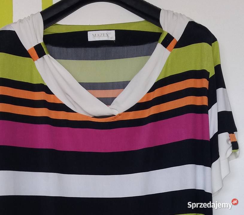 XL Wygodna letnia tunika długa bluzka Butik Gliwice