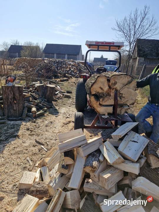 Łuparka do drewna 20ton naped wom Janów Lubelski