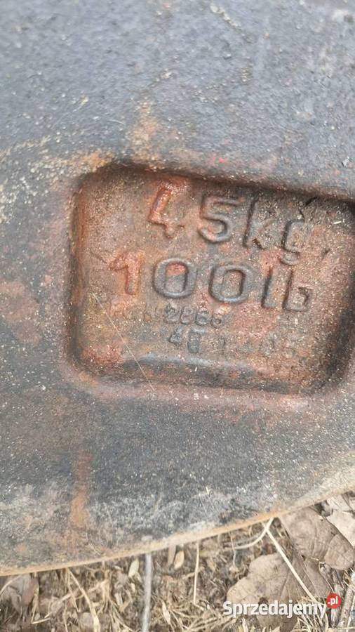 Sprzedam obciążniki do ciągnika Case JX70 45 6 Pozostałe Ogarka