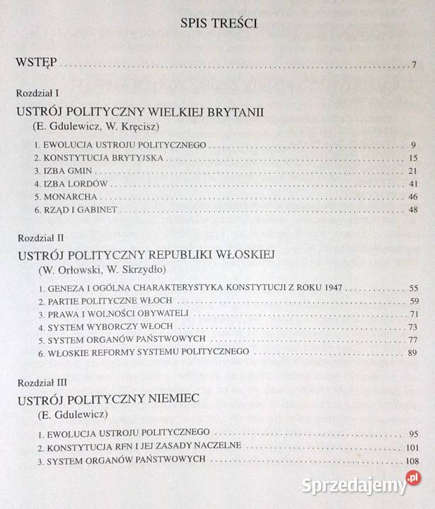 Ustroje państw współczesnych Ewa Gdulewicz i Chełm
