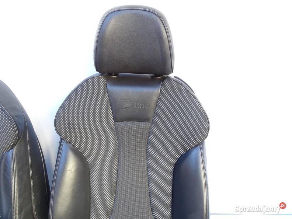FOTELE FOTEL KANAPA PÓŁSKÓRA KOMPLET SLINE AUDI osobowe