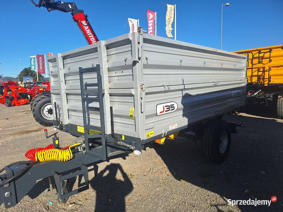 Przyczepa jednoosiowa rolnicza BBC Cargo J35 Lipnik